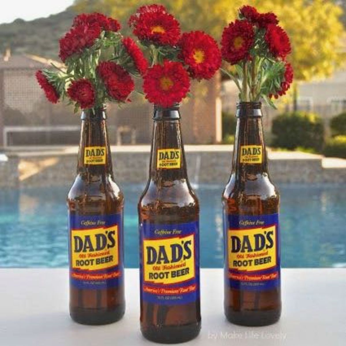 Easy Father's Day Centerpieces He'll Love {In Just 5 Minutes!}