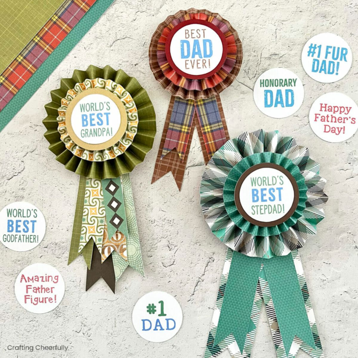 DIY Father's Day Award Ribbons