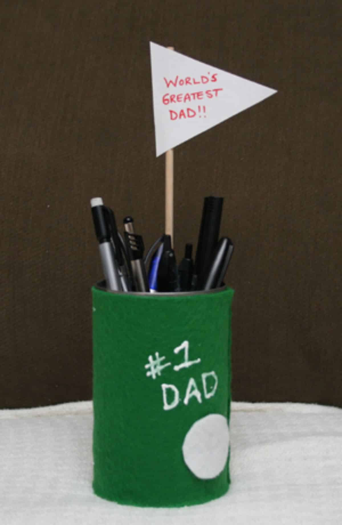 Father's Day Golf Pen Holder Craft