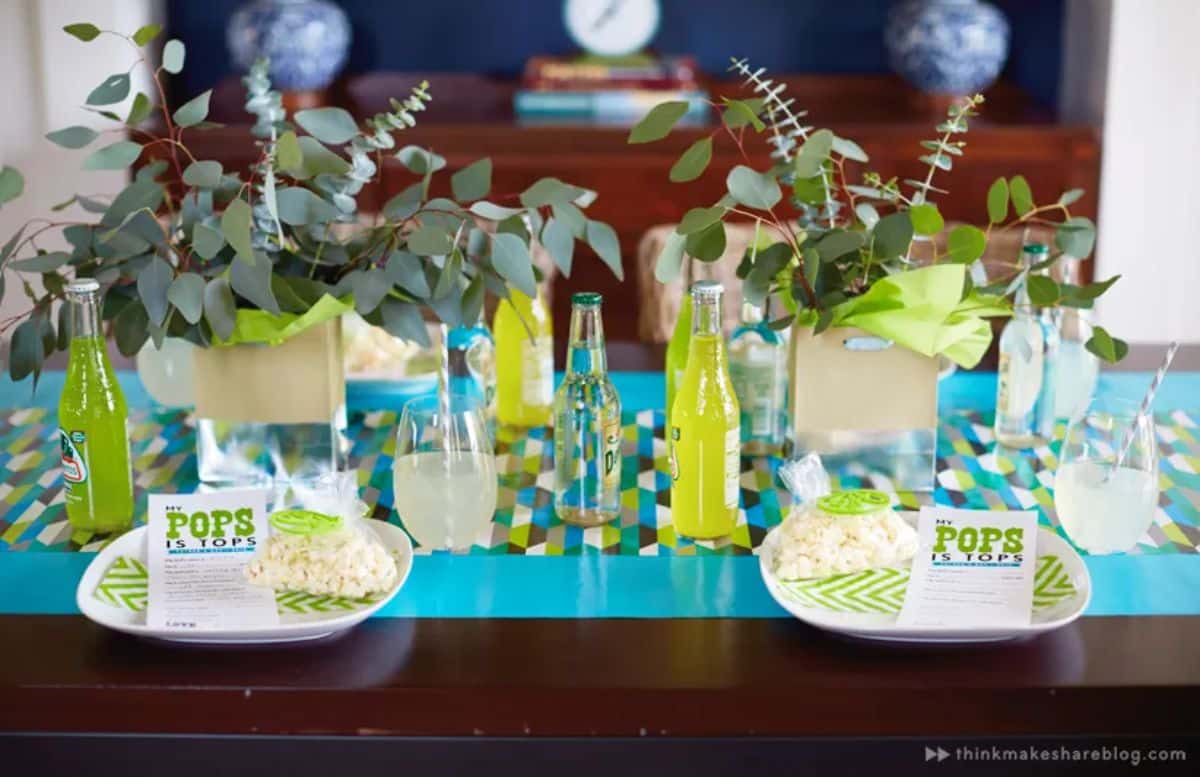 Fun, DIY Father's Day Tabletop